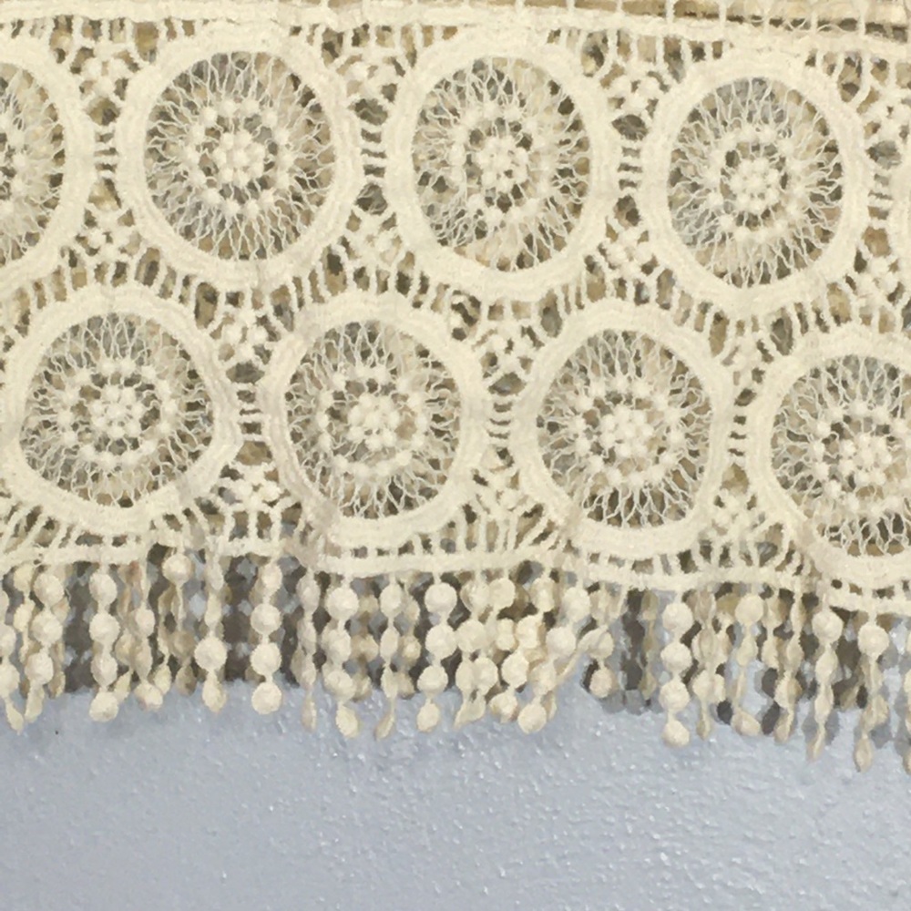 Boho Cream Crochet Tank Top Festival - Picture 4 of 14